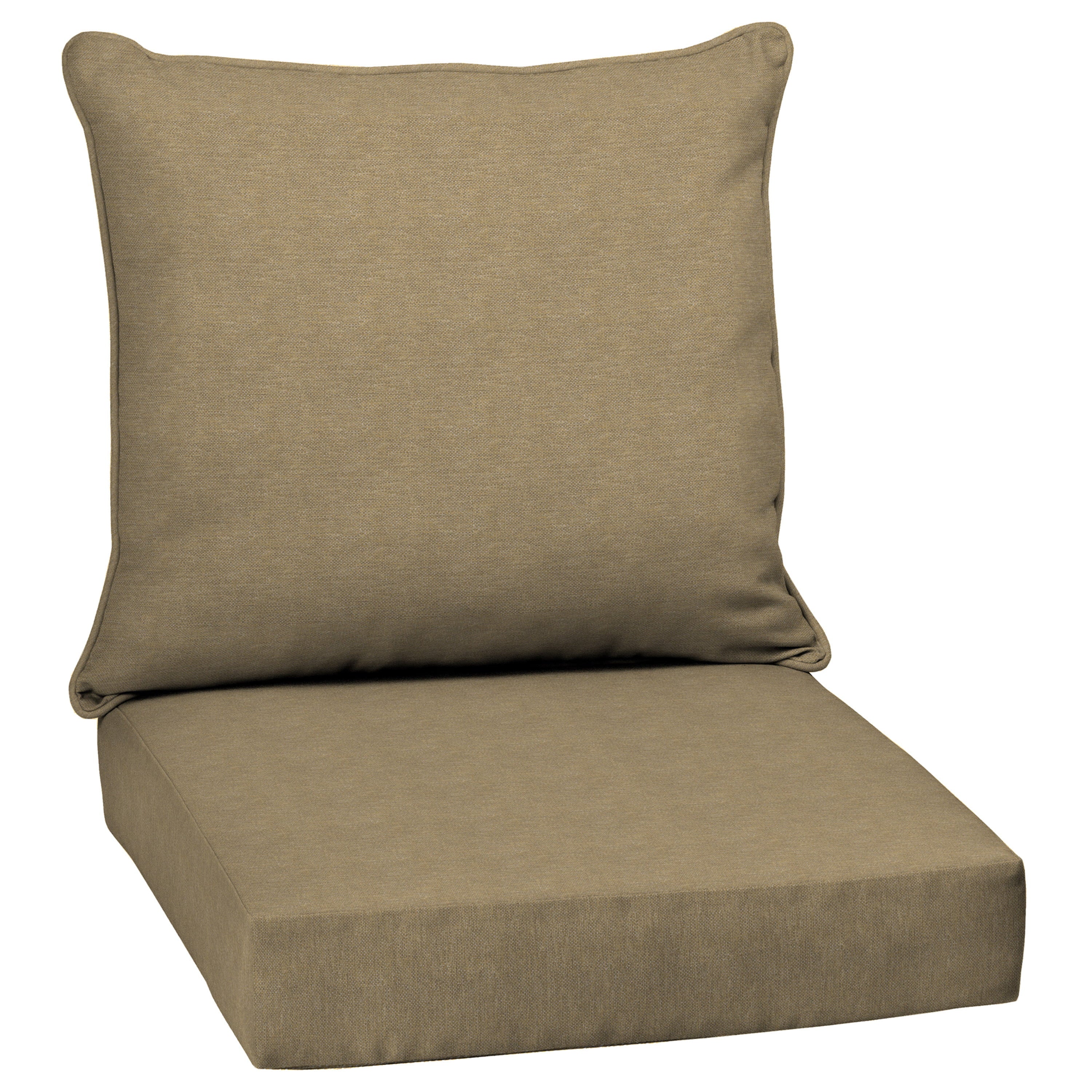 Arden Selections Performance Outdoor Deep Seating Cushion Set 24 x 24， Tan Hamilton