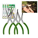 Lawn Jaws The Original Sharktooth Weed Puller Remover Weeding & Gardening Tool Weeder - Pull from The Root Easily! - Value Pack, 3 Weed Pullers