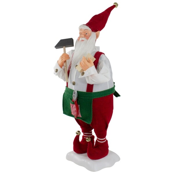 Santa's Workshop Elf Animated Standing Christmas Figure