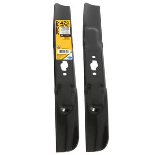 Cub Cadet Original Equipment High Lift Blade Set for Select 42 in. Riding Lawn Mowers with S-Shape Center OE# 742-05177742P05177 490-110-C191