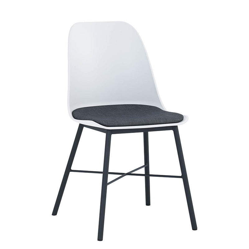 LAXMI Dining Chair - White & Black