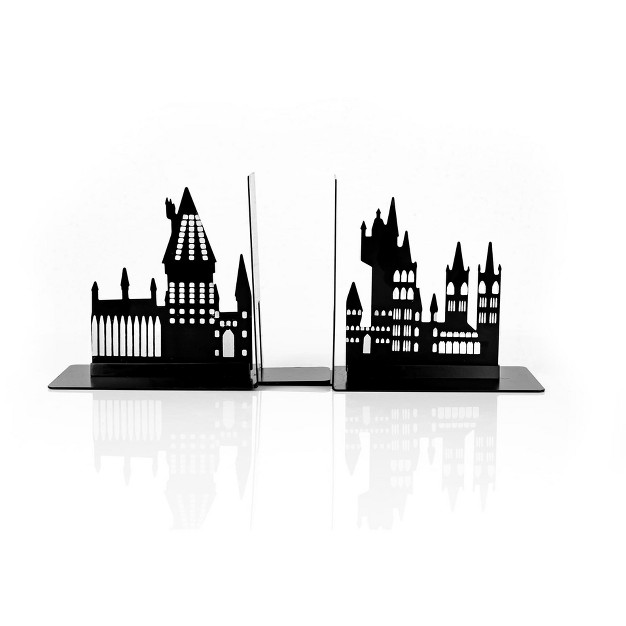 Seven20 Harry Potter Hogwarts Castle Metal Bookends Glow In The Dark Castle Design