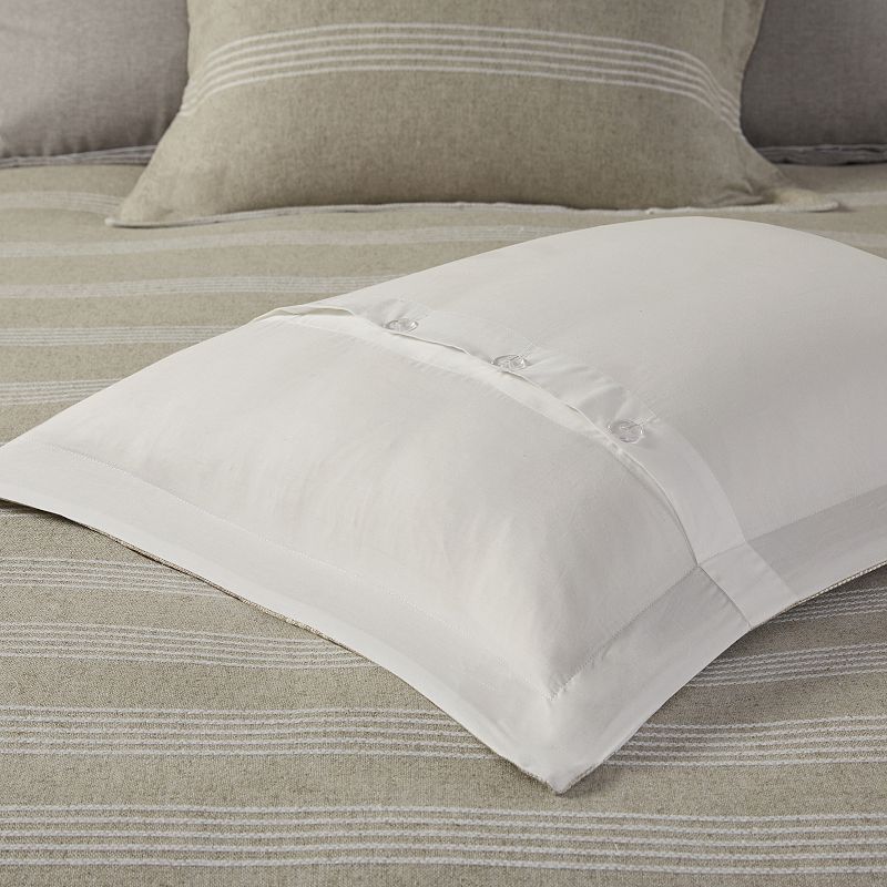 Madison Park Signature Carmel Oversized Duvet-Style Comforter Set with Throw Pillows