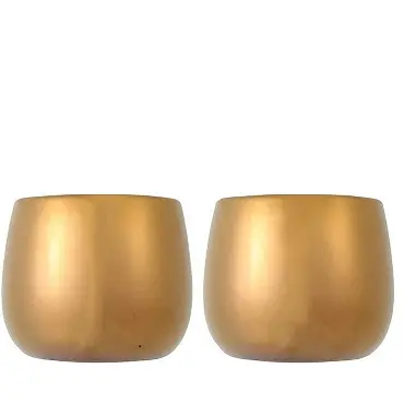 Luxury Design Gold Polished Metal Planter Home Indoor Outdoor Garden Usage  Metal Planter Made in India