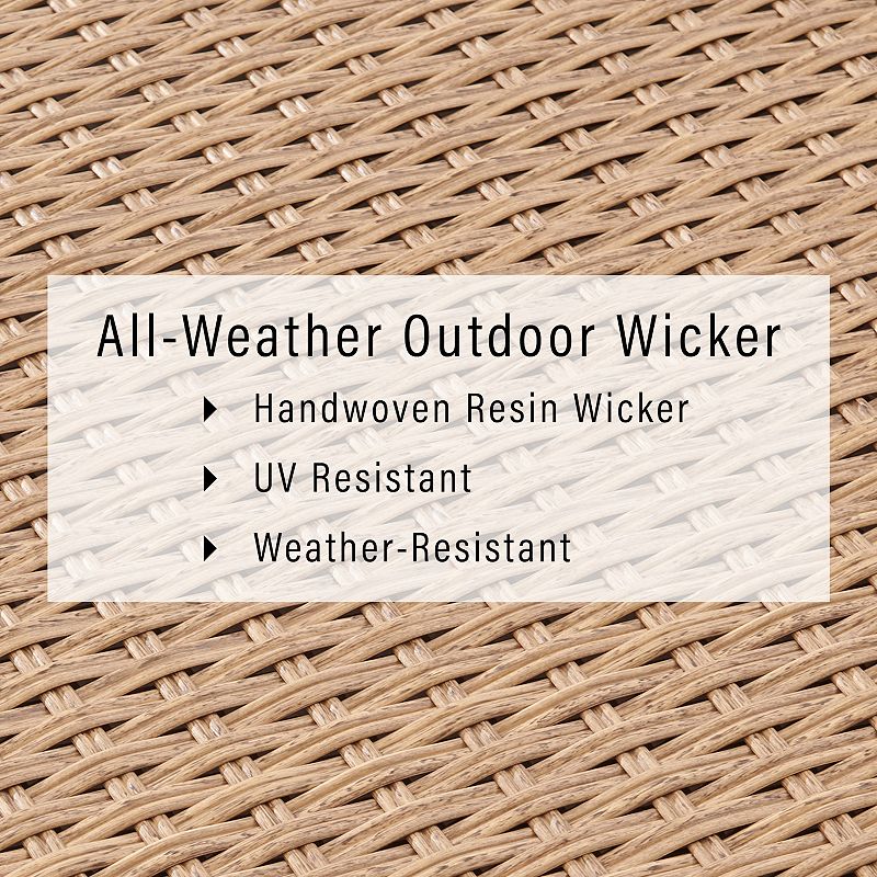 Crosley Landon Wicker Outdoor Chair 2-piece Set