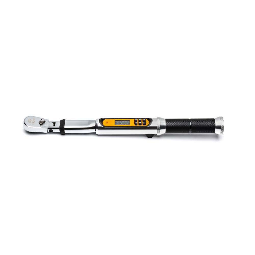 3/8 Drive 120XP™ Flex Head Electronic Torque Wrench with Angle ;