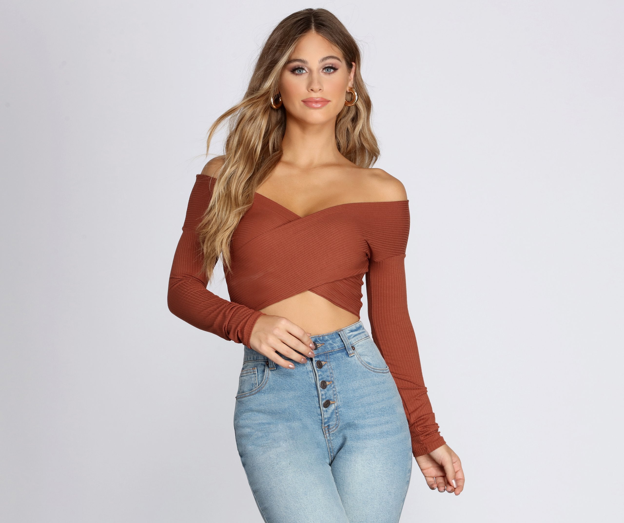 Wrapped In Style Crop Top