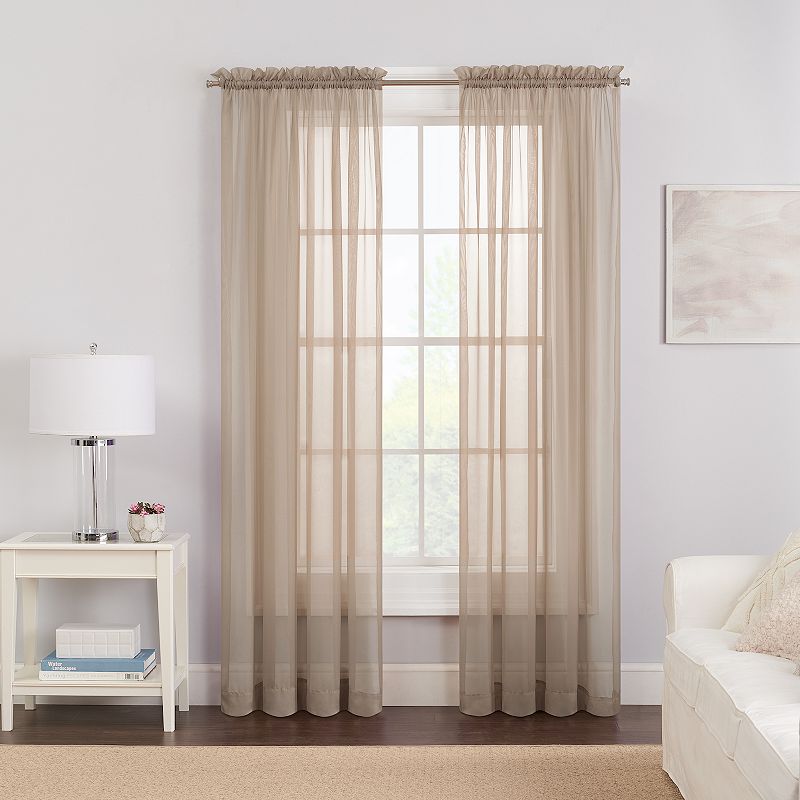 eclipse 2-Pack Victoria Voile Window Curtains