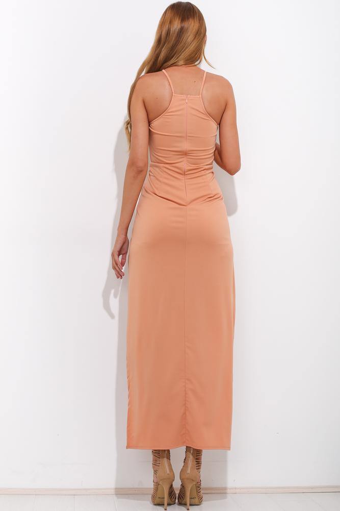 Now Or Never Maxi Dress Rust