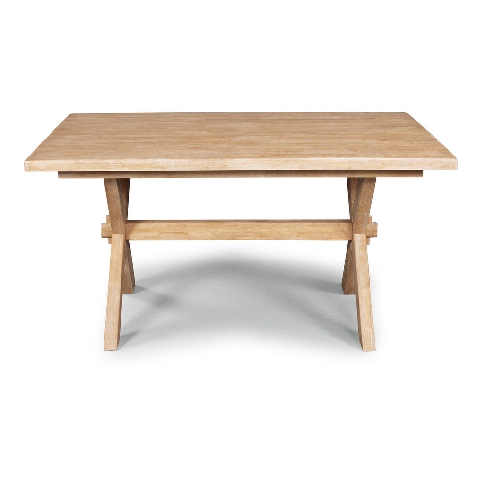 Homestyles Cambridge Off White Wood Dining Table   60\