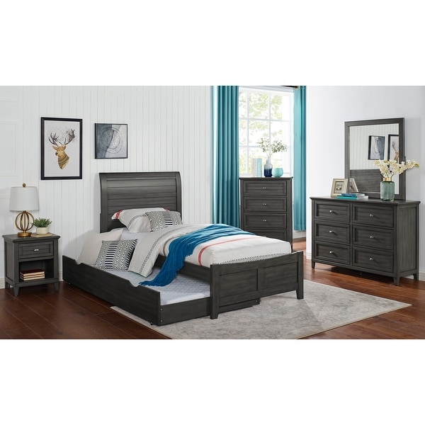 Furniture of America Wese Traditional Grey Dresser and Mirror Set - - 31451301