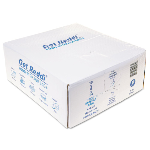 Inteplast Group Food Bags， 22 qt， 1.2 mil， 10