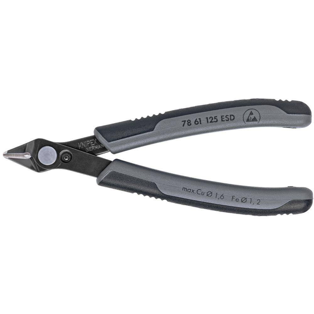 KNIPEX 5 in. Electronic Super Knips with Comfort Grip 78 61 125 ESD