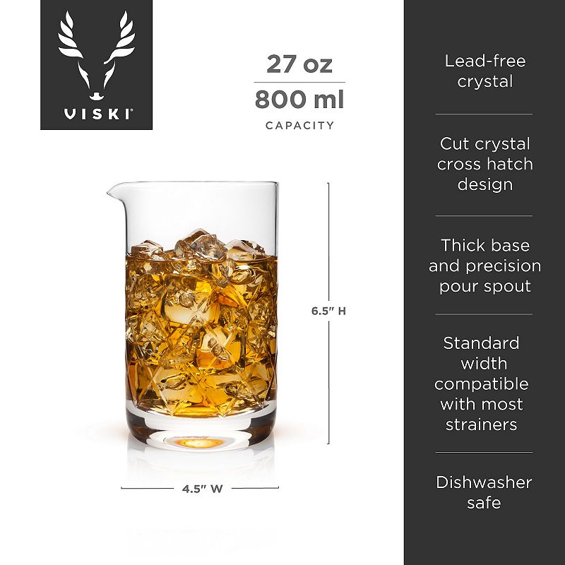 Extra Large Crystal Mixing Glass by Viski