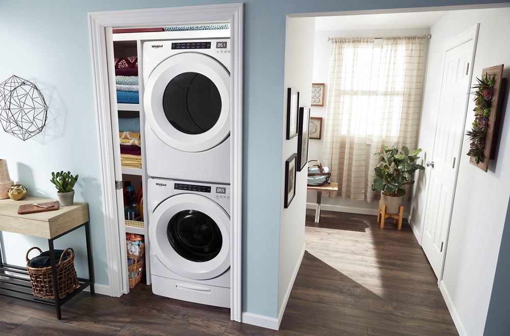 Whirlpool WFW5620HW 4.5 Cu. Ft. Closet-Depth Front Load Washer With Load & Go Dispenser