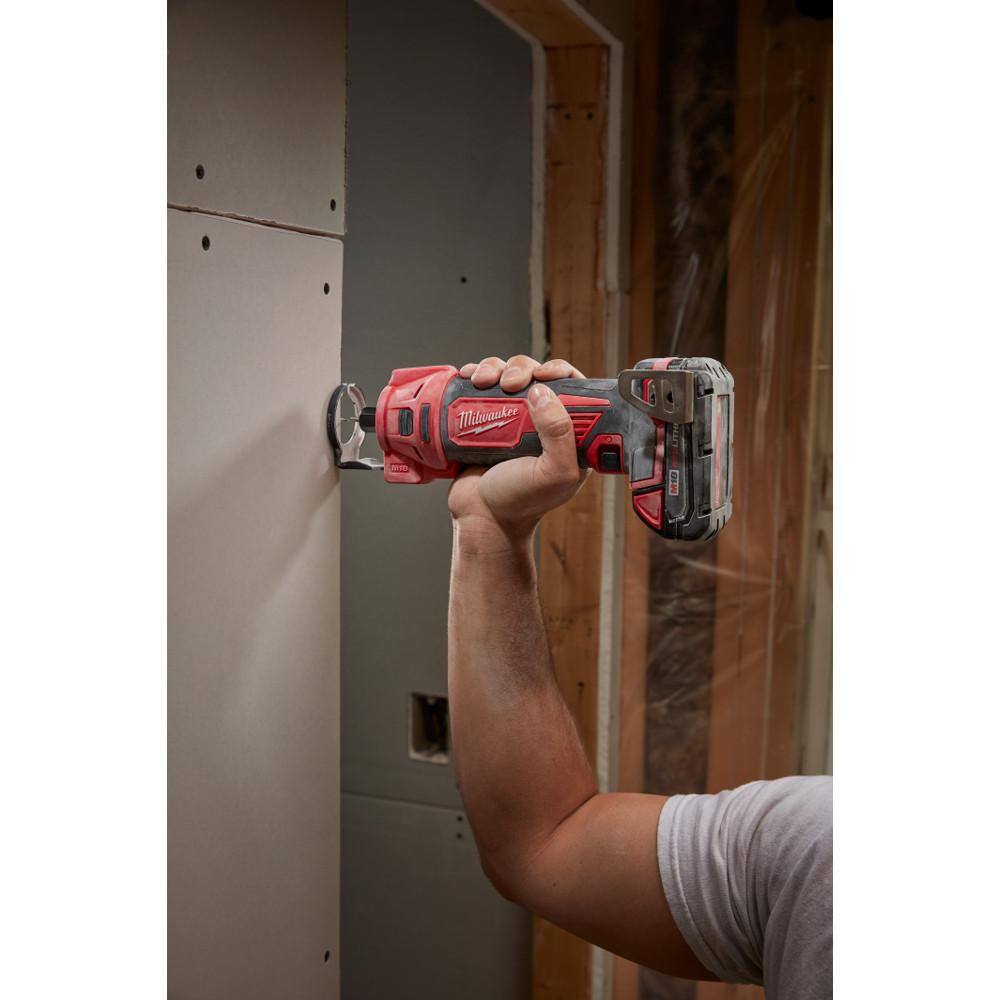 MW M18 FUEL 18V Lithium-Ion Brushless Cordless HACKZALL Reciprocating Saw Kit WM18 Drywall Cut Out Tool 2719-21-2627-20