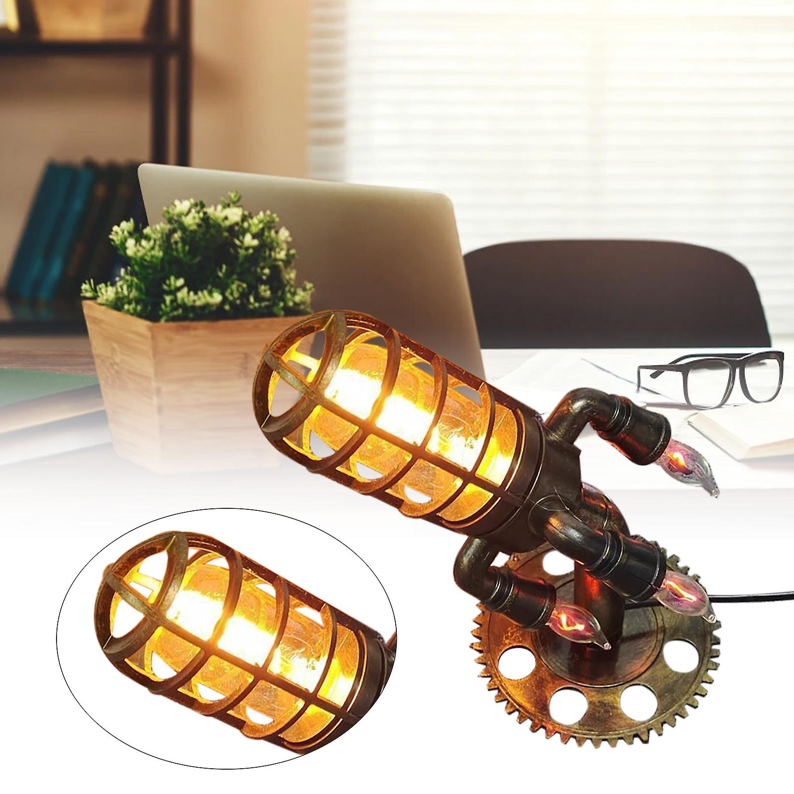 Steampunk Rocket Lamp