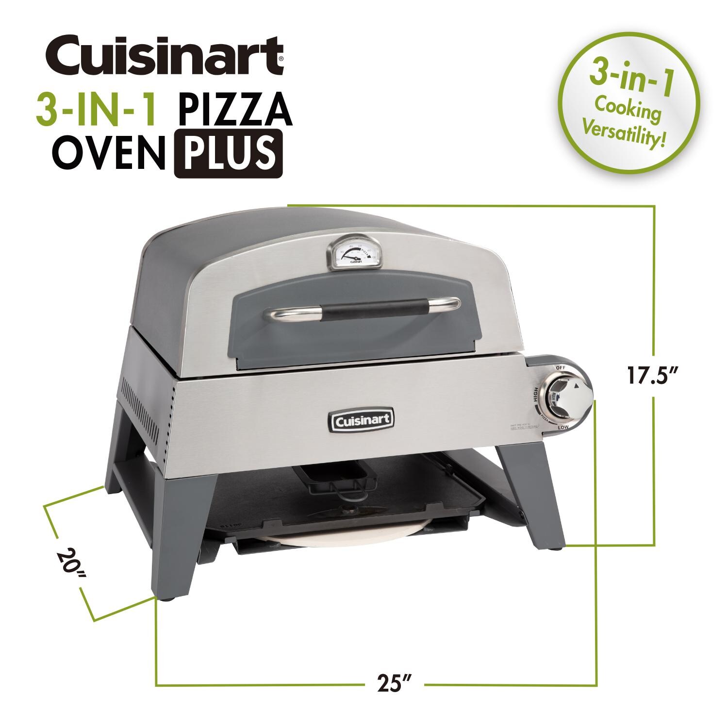 Cuisinart 3-in-1 Pizza Oven Plus