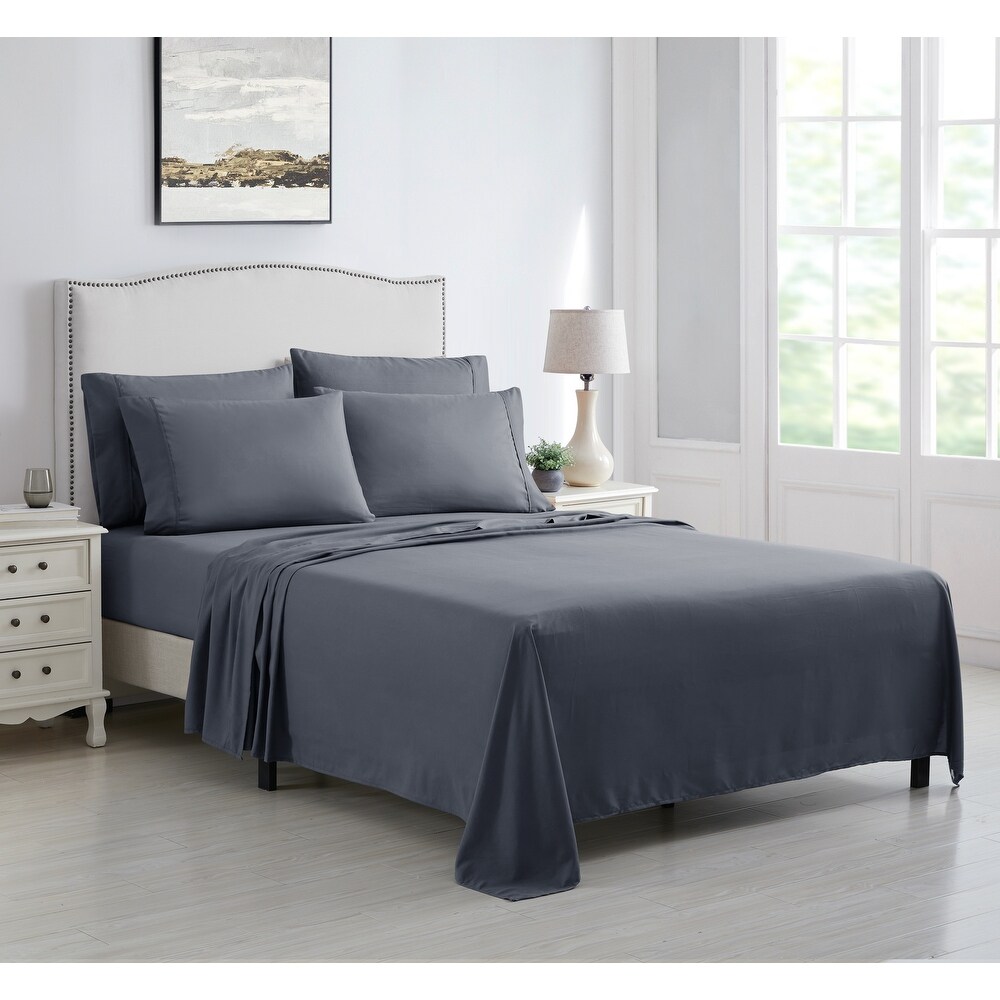 Kathy Ireland 6 Piece Brushed Microfiber Sheet Set