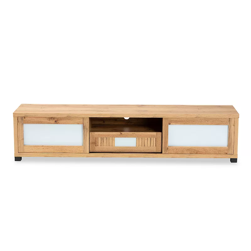 Baxton Studio Gerhardine 1-Drawer TV Stand