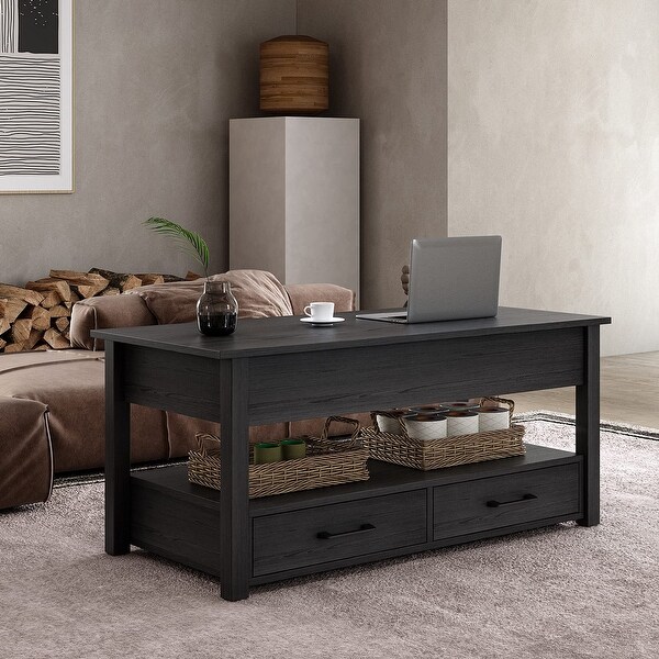 Lift Top Coffee Table with Storage， 41.7