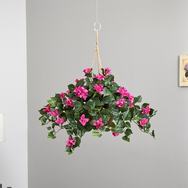 Bougainvillea Silk Plant Hanging Basket