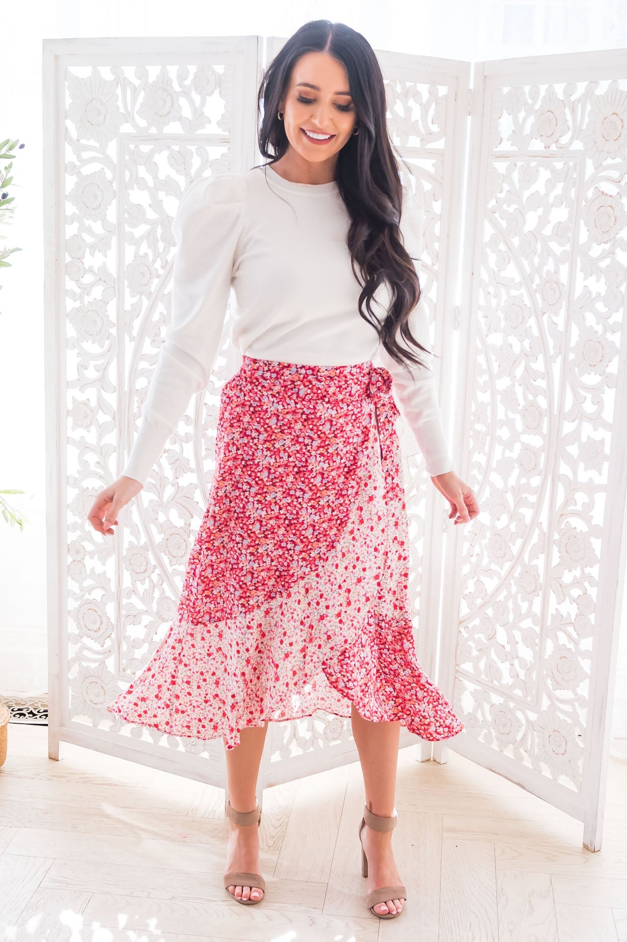 What Dreams Are Made Of Modest Wrap Skirt