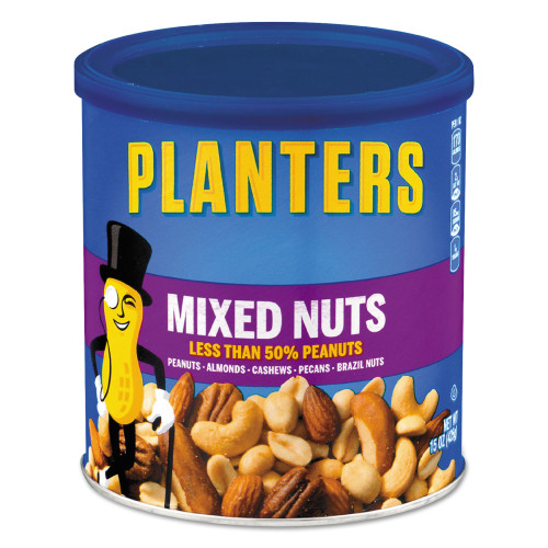 Planters Mixed Nuts， 15 oz Can (01670)