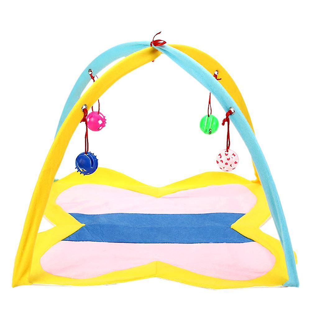 Portable hanging toys cat tent