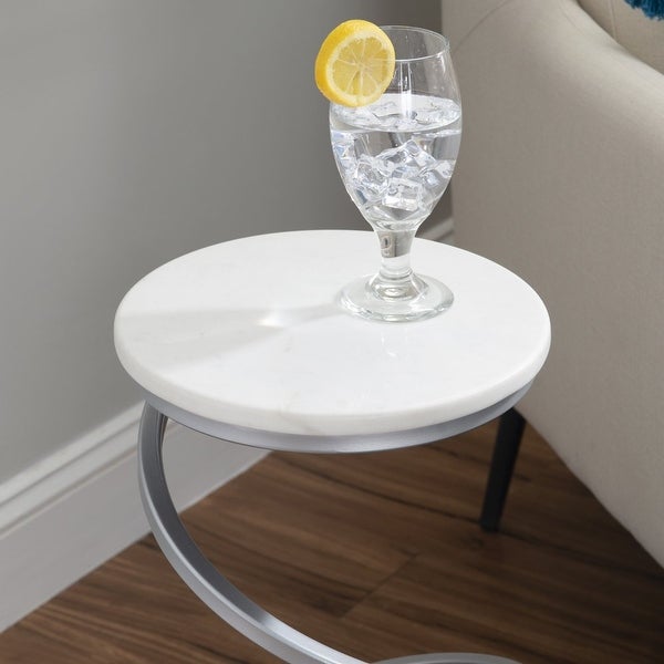 Modern Round Spiral Base Drink Table