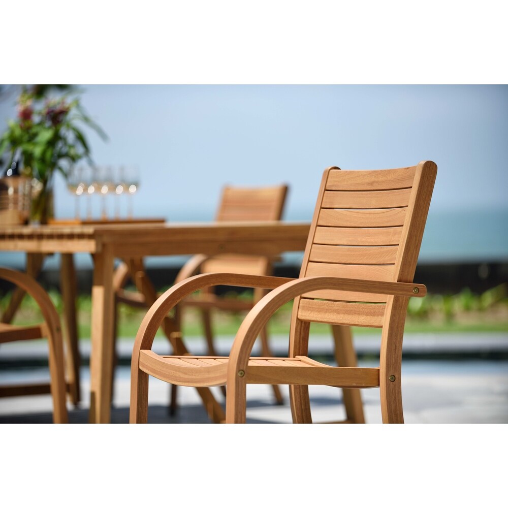 LifestyleGarden Reclaimed Teak Outdoor Patio Dining Set