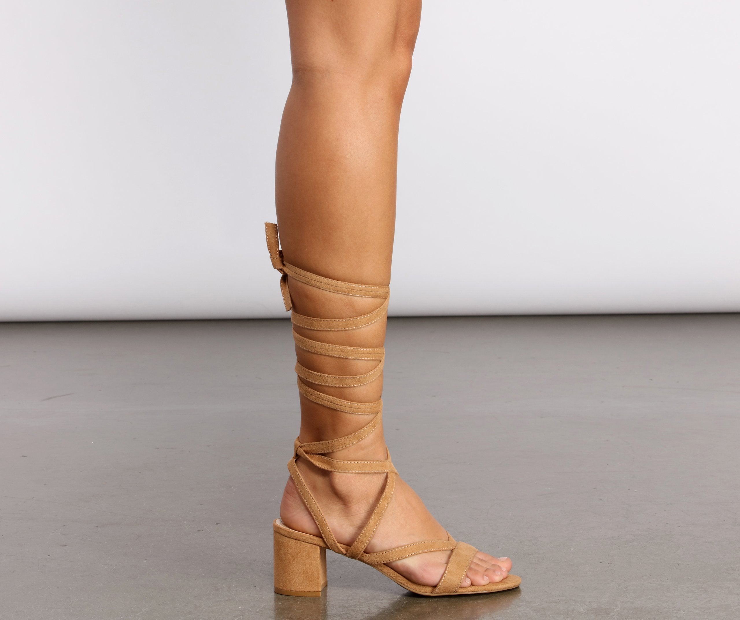 Less Is More Strappy Low Heels