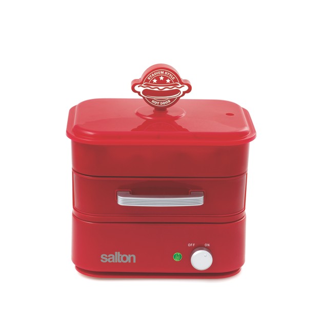 Salton Hot Dog Steamer Red