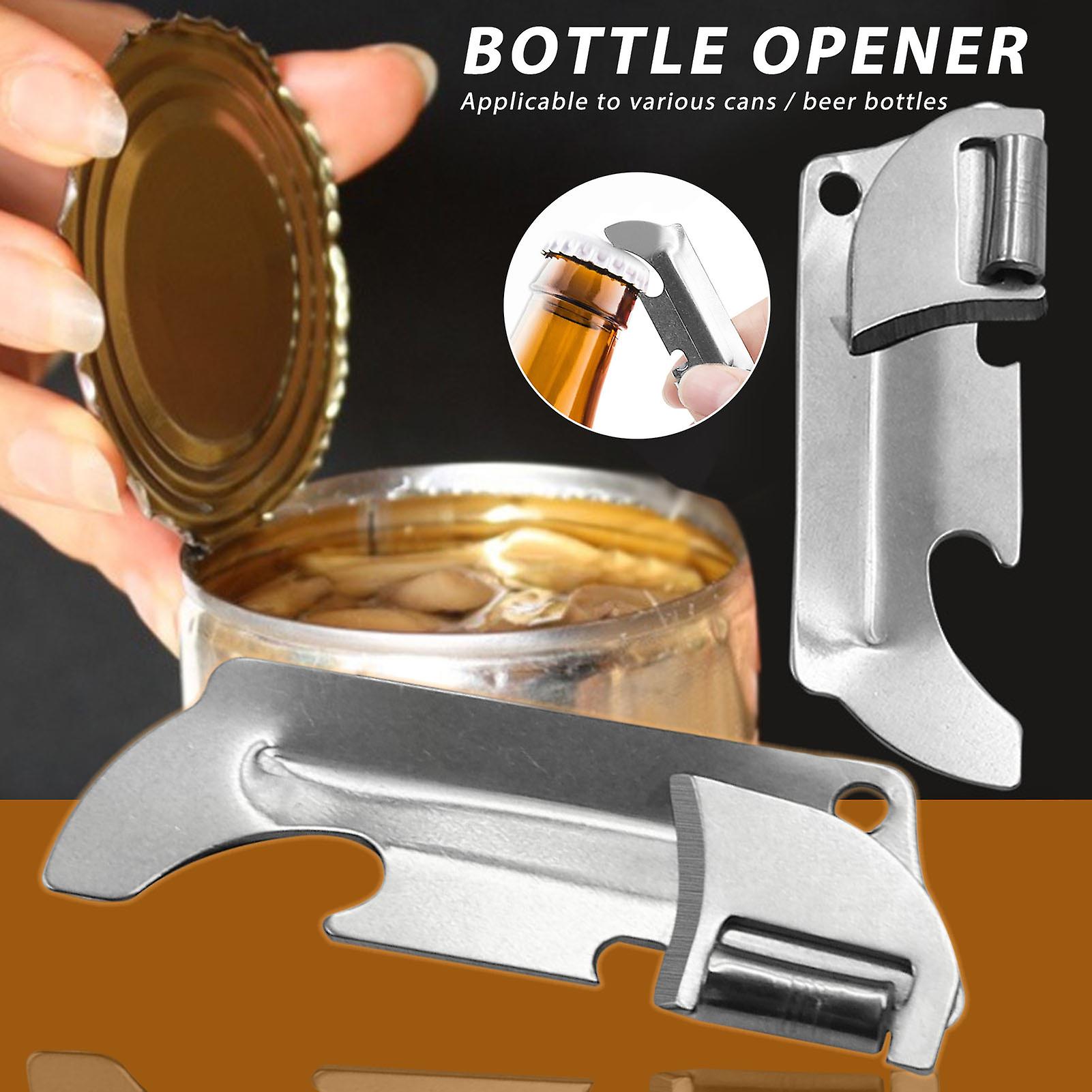 Foldable Mini Beer Can Opener Portable Stainless Steel Beverage Can Opener