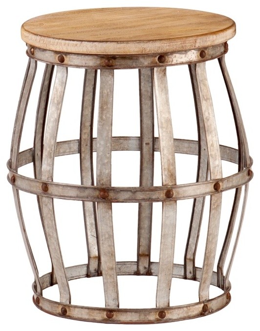 Mencino Accent Table   Farmhouse   Side Tables And End Tables   by VirVentures  Houzz