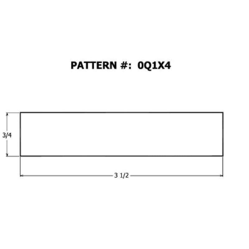 BOARD SOLID PINE 1X4X4'