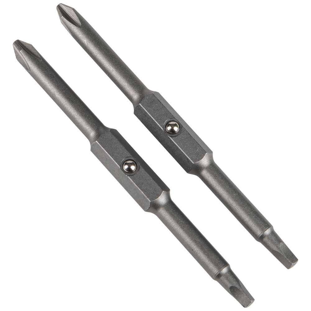 Klein Tools 316 in. and 14 in. Slotted Replacement Bits (2-Piece) 32401