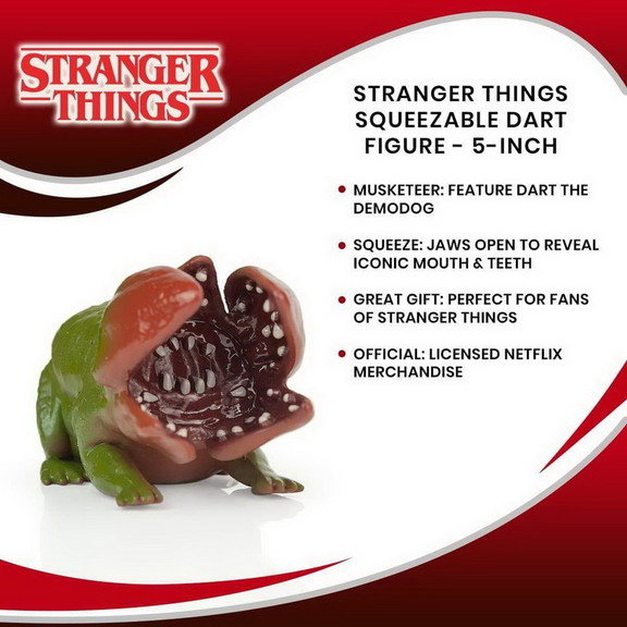 Stranger Things Squeezable Dart 5 Inch Figure