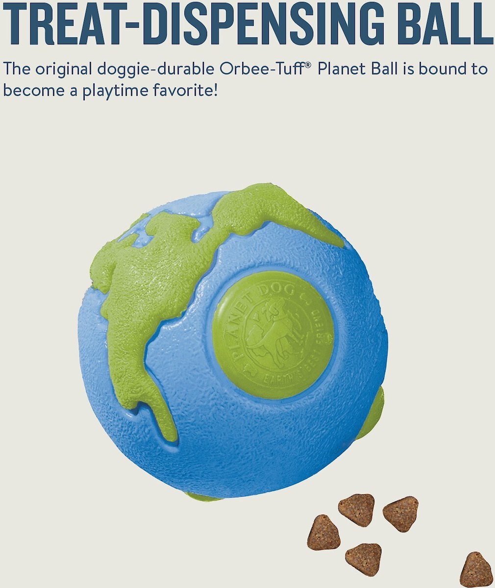 Planet Dog Orbee-Tuff Ball Tough Dog Chew Toy