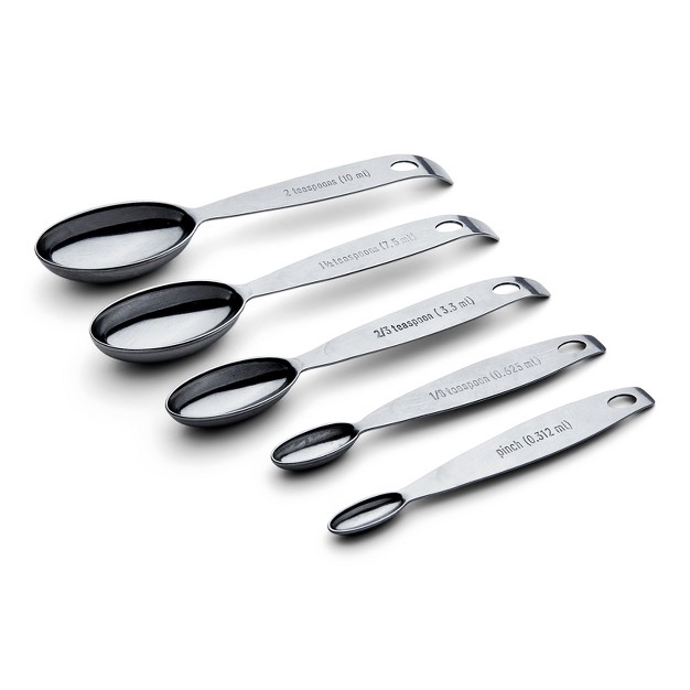 Cuisipro Stainless Steel Odd Size Measuring Spoons 5 Piece Set