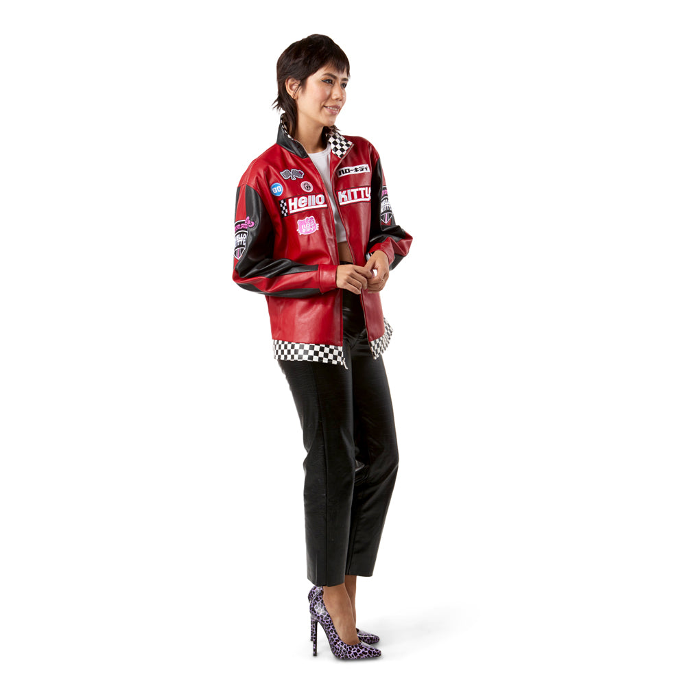 Hello Kitty® Tokyo Speed Red Moto Jacket by Kidrobot