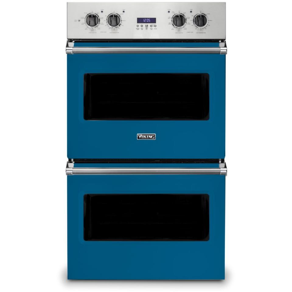 Viking 30-inch 9.4 cu.ft. Built-in Wall Double Oven with TruConvec Convection VDOE130AB