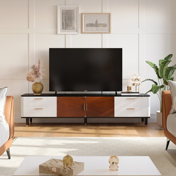 Moasis TV Stand 4-Drawer 78.7