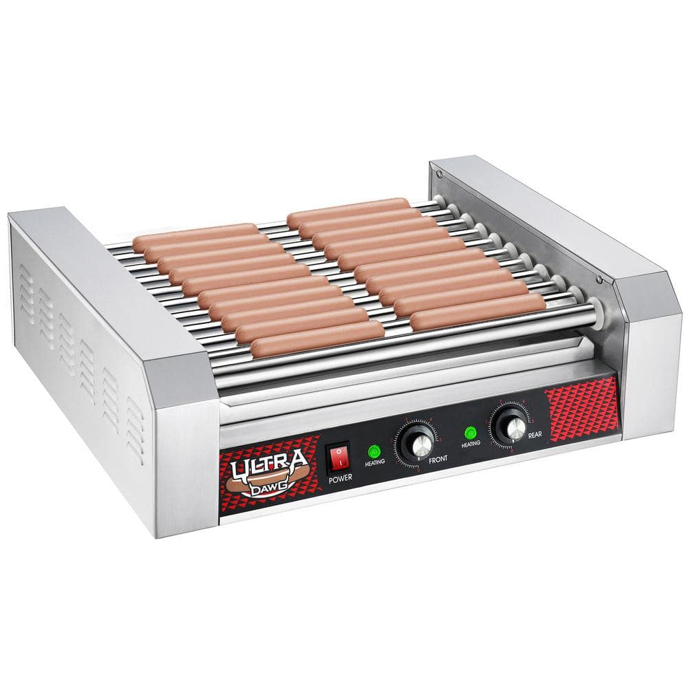 GREAT NORTHERN Commercial 1650-Watts 30-Hot Dog 11-Roller Grilling Machine HWD630169