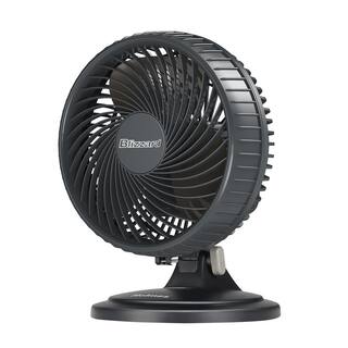 Holmes Blizzard 7 in. 2 Speed Oscillation Desk Fan Black with Adjustable Head Tilt 17039