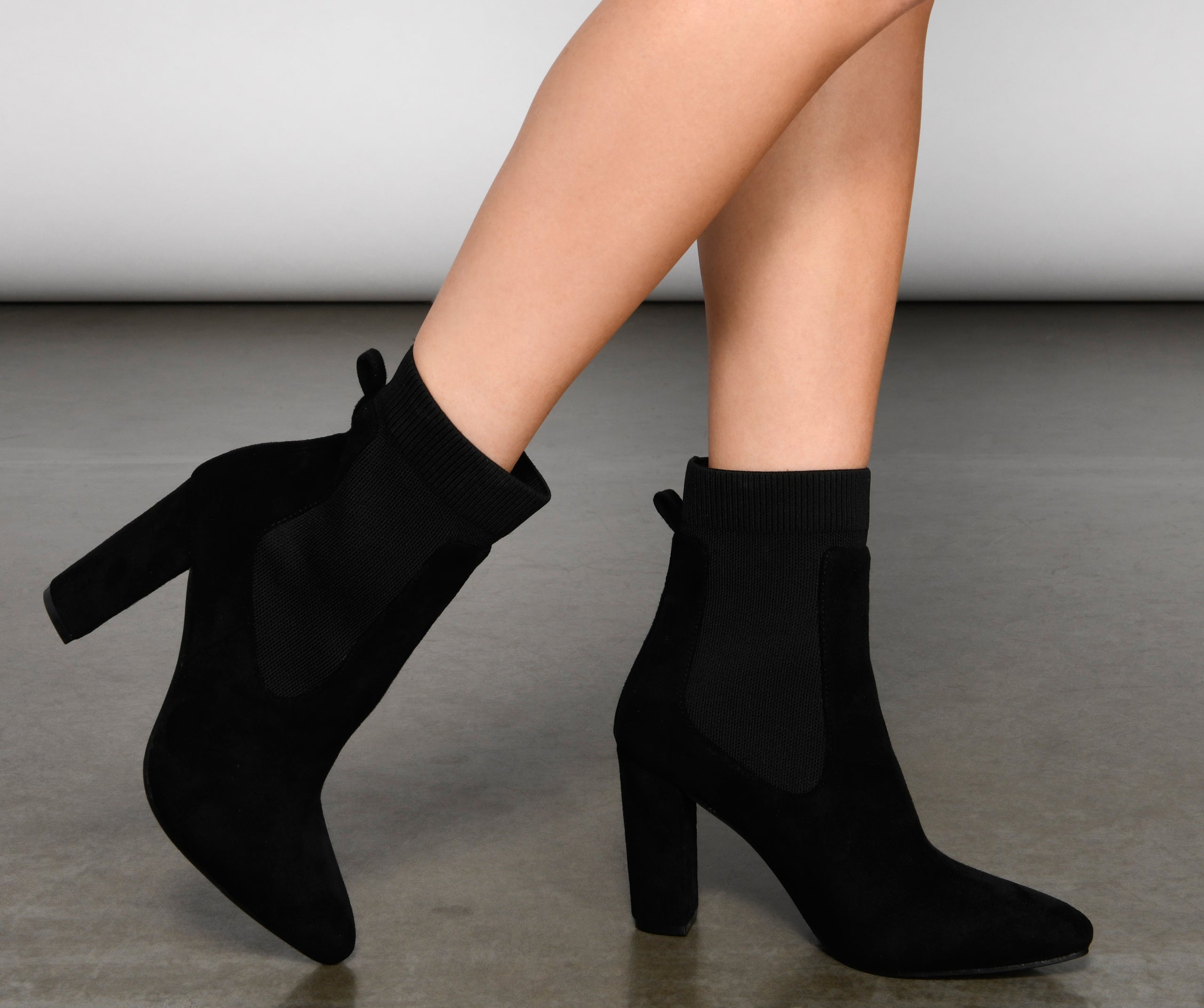 Fab Steps Pointed Toe Sock Booties