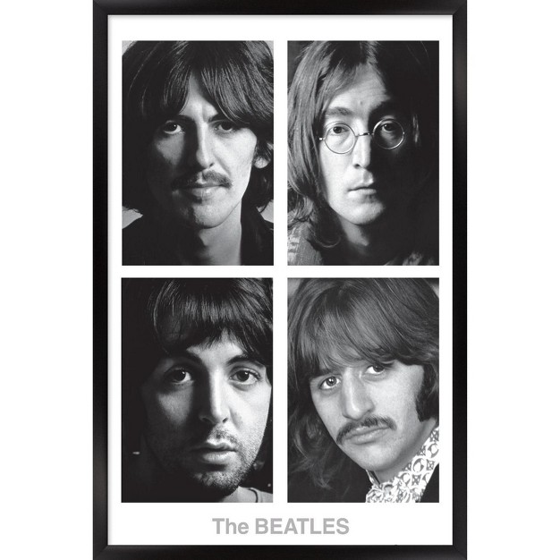 Trends International 24x36 The Beatles White Album Framed Wall Poster Prints