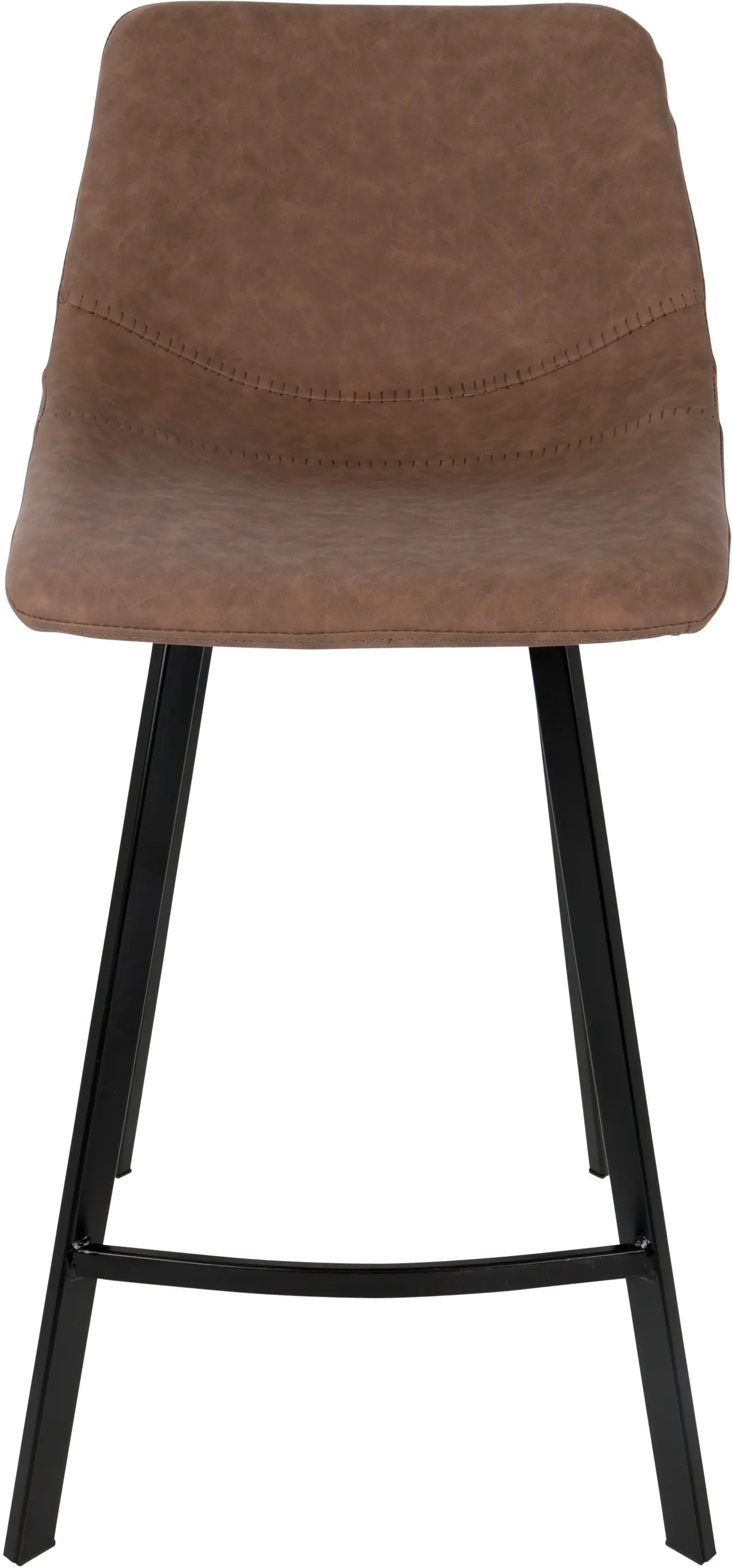 Outlaw Brown Counter Height Stool， Set of 2