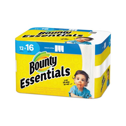 Bounty Essentials SelectASize Kitchen Roll Paper Towels  PGC74682