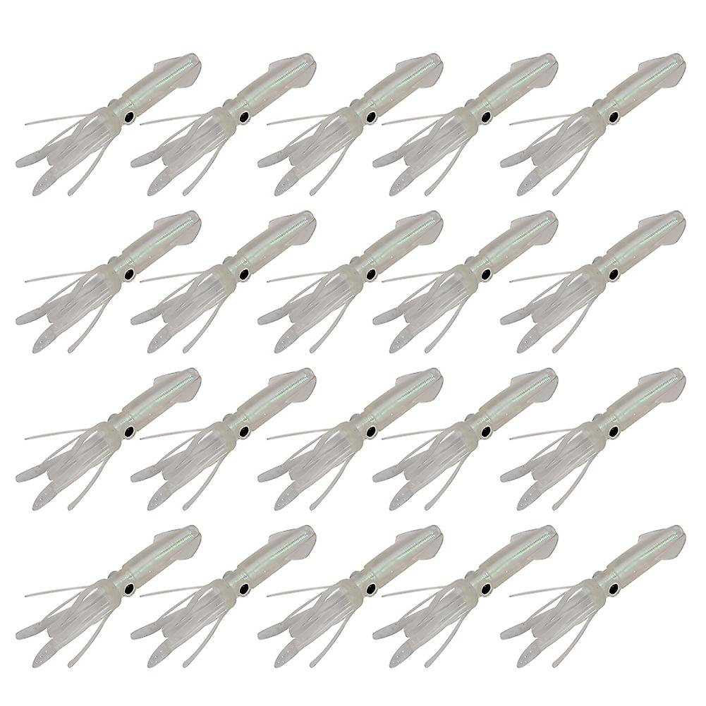 Fishing Soft Baits Artificial Squid Baits Fish Baits Simulation Baits Nightlight Luminous And Colorful Bait Tool Set For Freshwater Lakes And Saltwate